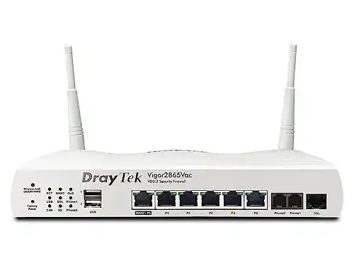 DrayTek Vigor2865Vac Router mit Dual-WAN und VPN-Funktionalität