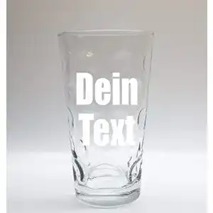 Dubbeglas mit Gravur 0,5 Liter individuell gestalten