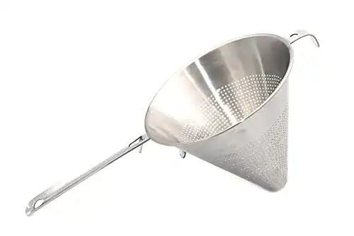 Spitzsieb aus Edelstahl für die chinesische Küche 19 cm Durchmesser