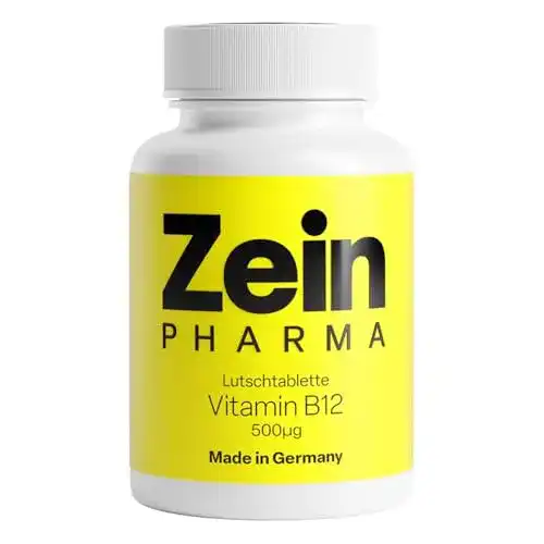 Vitamin B12 Lutschtabletten Zein Pharma 500 mcg Methylcobalamin 60 Stück