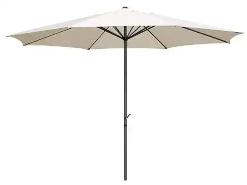 Sonnenschirm 4m Pure Home & Garden XXL Kurbelschirm Sunny