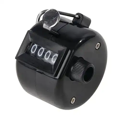 Handzähler Silverline 100112 mechanisch 4-stellig