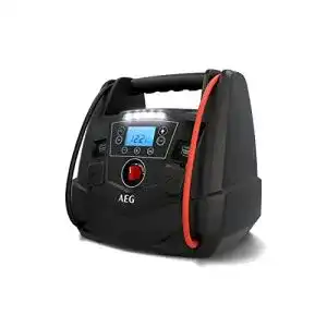 Starthilfe mit Kompressor AEG Tragbare 12V Energiestation für Autos
