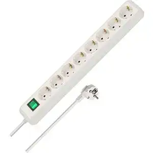 Steckdosenleiste 8-fach Brennenstuhl Eco-Line mit Schalter und 3m Kabel