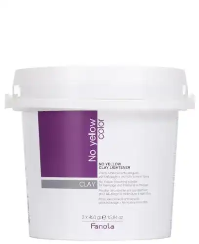 Fanola No Yellow Color Clay Lightener 2x450g Eimer – Blondierpulver