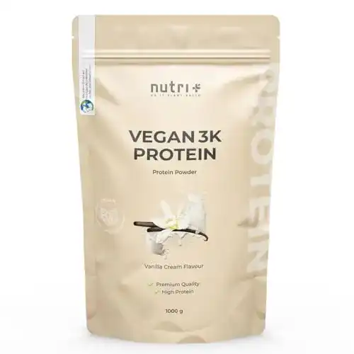 Veganes Proteinpulver Nutri + Proteinpulver Vanille 1 kg