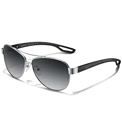 Carfia Sonnenbrille Retro polarisierte für Damen und Herren