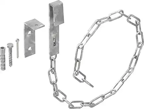 Gitterrostsicherung Fenau Set mit Sicherheitsketten 2 Stück