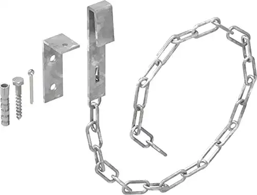 Gitterrostsicherung Fenau Set mit Sicherheitsketten 2 Stück