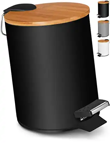 Kosmetikeimer VMbathrooms 3L im schwarzen Design