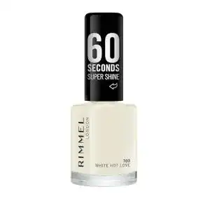 Weißer Nagellack von Rimmel London, 60 Seconds Super Shine, 8 ml