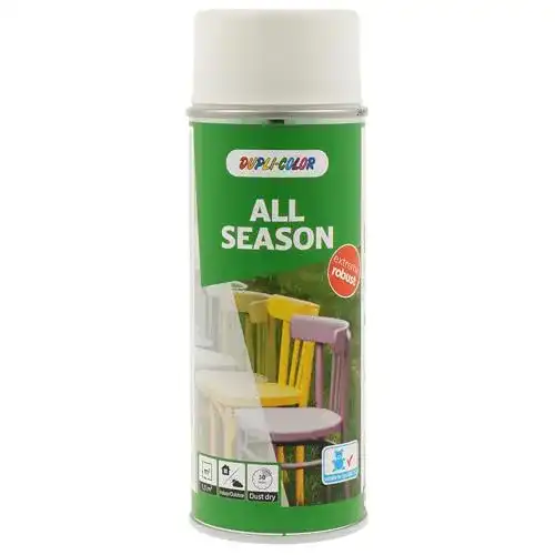 Lackspray Dupli-Color 467004 All Season RAL 9010 reinweiß matt 400 ml