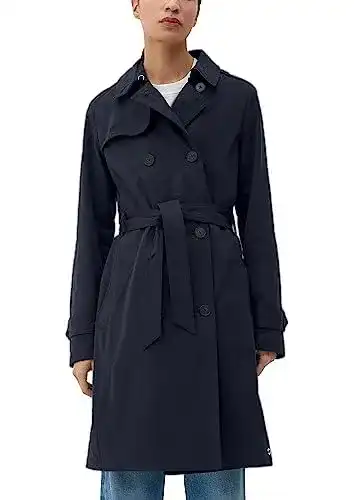 Trenchcoat für Damen von s.Oliver in Blau, Größe 32 EU