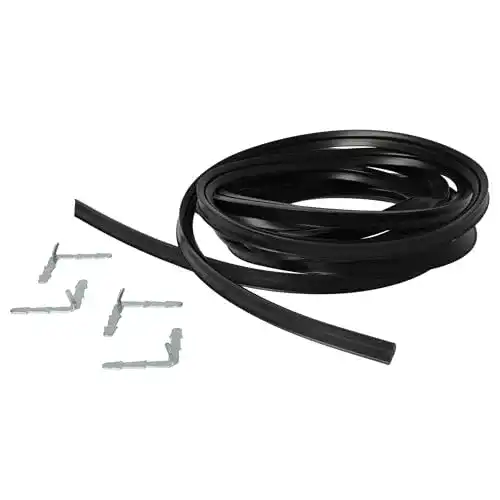 Backofendichtung Vhbw Universal 3m mit Winkelhaken Montageset