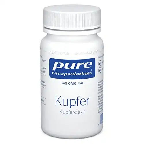 Kupfer Tabletten Pure Encapsulations – Kupfercitrat für Vitalität
