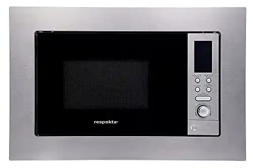Respekta Einbau-Mikrowelle MW800 mit Heißluft und Grillfunktion, 20 L