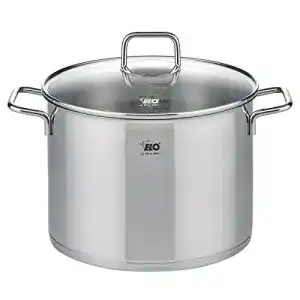 Elo 7244626 Kochtopf aus Edelstahl mit Glasdeckel und Induktion, 26 cm