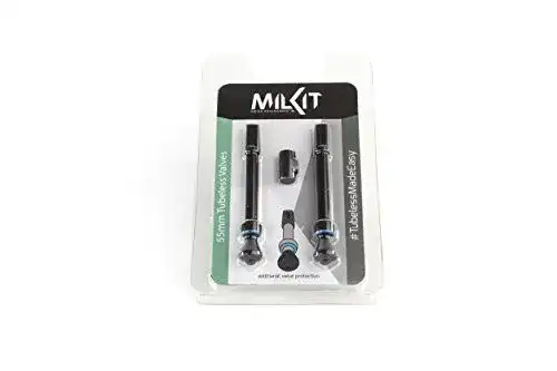 Milkit Tubeless Ventil Presta Valve Stem Schwarz – 55mm