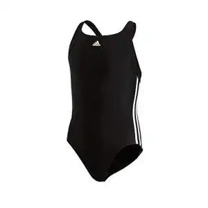 Adidas Mädchen Badeanzug Infinitex Essence Core mit 3-Streifen