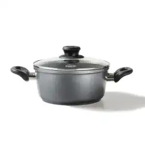 Kochtopf 24 cm Stoneline mit Deckel, Induktion und Aluguss