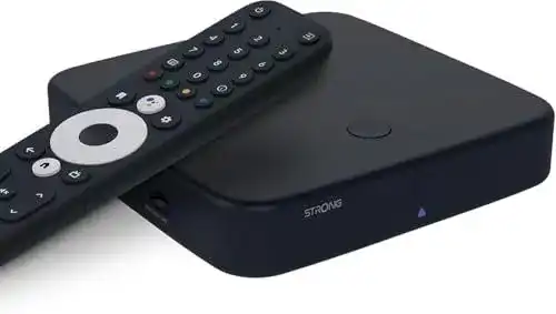 Strong Receiver SRT 423 – Streaming Box mit Android TV 4K UHD