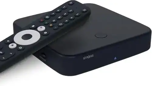 Strong Receiver SRT 423 – Streaming Box mit Android TV 4K UHD