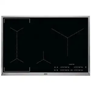 Induktionskochfeld 80 cm AEG IKE84441XB mit Touchscreen und Hob²Hood-Funktion
