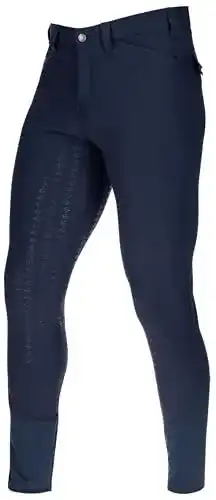 Reithose für Herren Covalliero Techno II in Dunkelblau, Größe 44