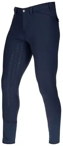 Reithose für Herren Covalliero Techno II in Dunkelblau, Größe 44
