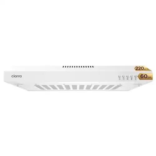 Ciarra Dunstabzugshaube 60 cm Unterbau aus Edelstahl