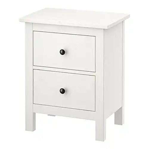 IKEA HEMNES Kommode mit 2 Schubladen in Weiß gebeizt
