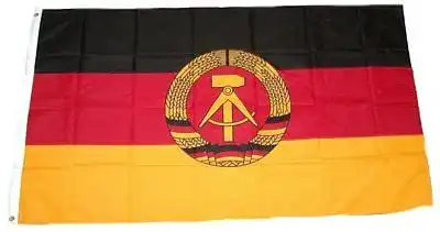 DDR-Flagge 150 x 250 cm von Fahnenmax Neuware