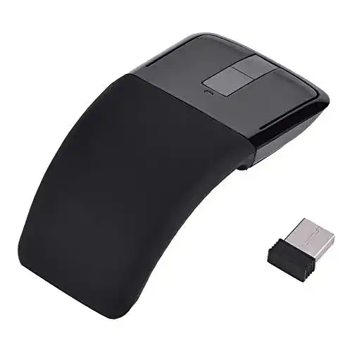 Vikye Bluetooth Arc Touch Maus 2,4 GHz Faltbare mit USB-Empfänger