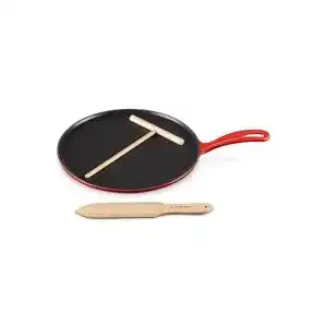 Le Creuset Gusseisen-Crêpespfanne für alle Herdarten