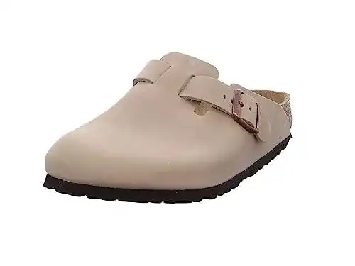 Birkenstock Boston Leder Clogs für Unisex in Braun