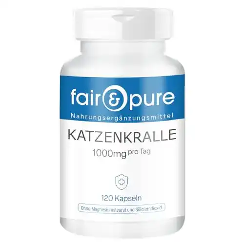 Katzenkrallen-Kapseln Fair & Pure 500mg für Wohlbefinden