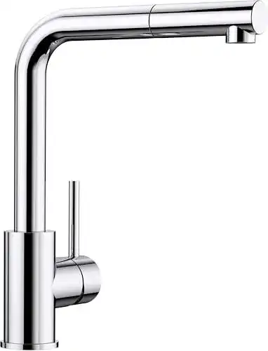 Spültischarmatur Blanco Mila-S Chrom für Hochdrucksysteme