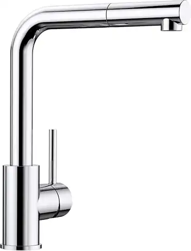 Spültischarmatur Blanco Mila-S Chrom für Hochdrucksysteme