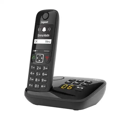Gigaset AS690A Schnurloses DECT-Telefon mit Anrufbeantworter