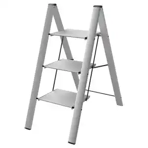 Aluleiter Colombo Anodized Aluminium Leiternstuhl Leonardo 3
