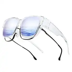 Fahrradbrille für Brillenträger mit polarisierter UV 400 Schutz