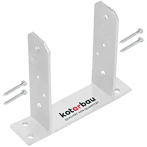 Pfostenträger Kotarbau U-Form 140 mm zum Aufdübeln für Zaunpfosten