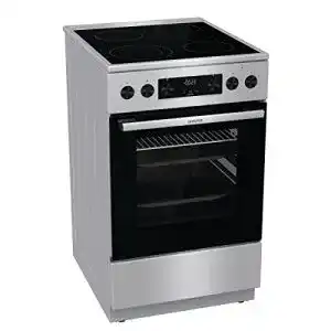 Gorenje GECS5C70XPA Elektro-Standherd mit Glaskeramik-Kochfeld
