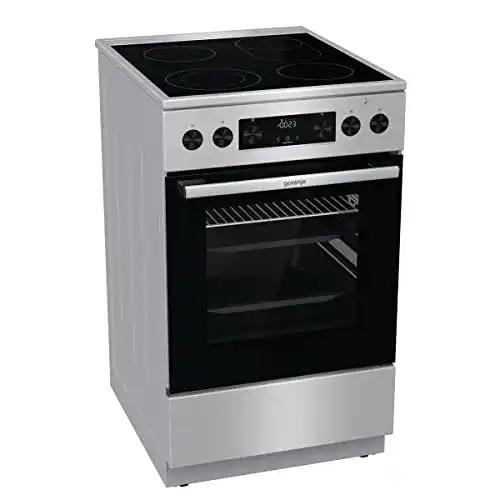 Gorenje GECS5C70XPA Elektro-Standherd mit Glaskeramik-Kochfeld