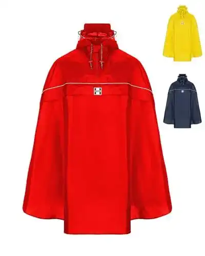 Fahrrad Regenponcho HOCK mit Kapuze für optimalen Wetterschutz
