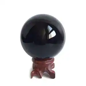 Wahrsagerkugel Mina Heal Obsidian-Kristallkugel 5,6 cm
