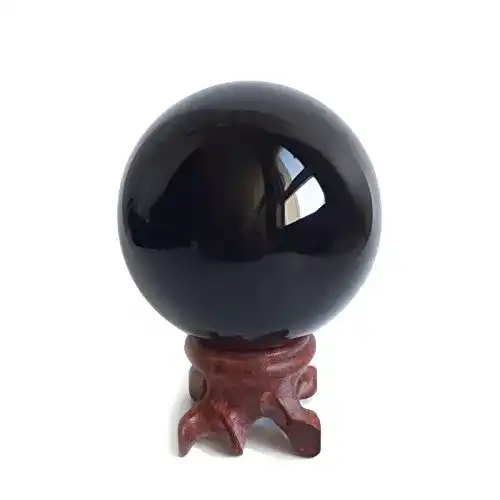 Wahrsagerkugel Mina Heal Obsidian-Kristallkugel 5,6 cm