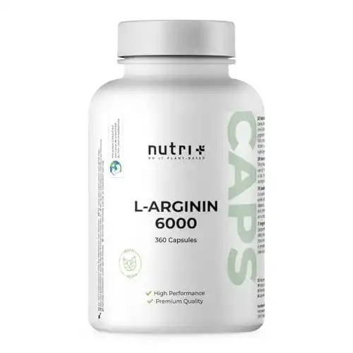 L-Arginin Kapseln vegan hochdosiert ohne Zusatzstoffe