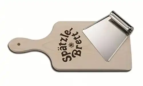 Spätzlebrett Weis 16037 mit Schaber aus Edelstahl und Holz