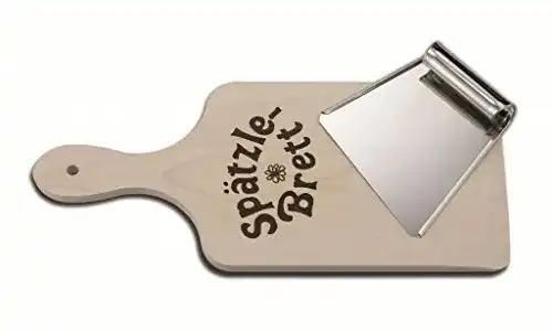 Spätzlebrett Weis 16037 mit Schaber aus Edelstahl und Holz